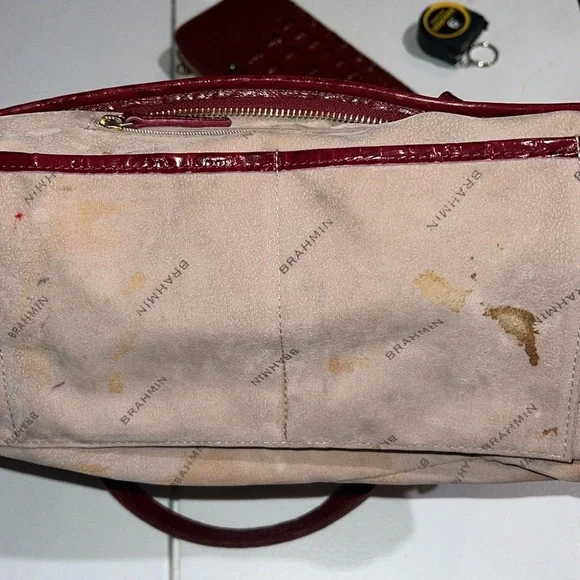 Brahmin croco purse Red Asher shoulder bag